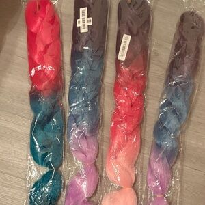 Colorful Ombre Hair Extensions